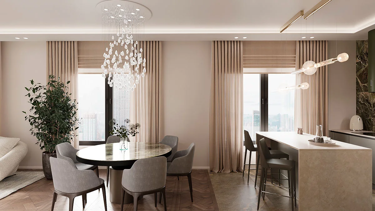 Дизайн интерьера квартиры в ЖК Grand view